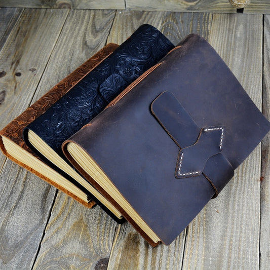 Leather Hand Made Notebook (Multiple Colors)