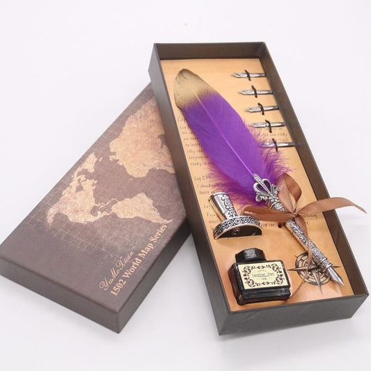 The Ancient Scribe’s Quill Set (Purple)