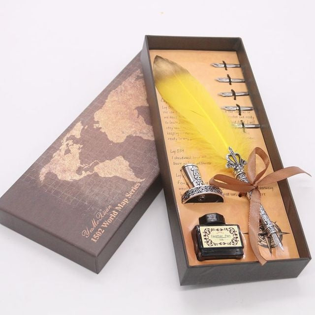 The Ancient Scribe’s Quill Set (Yellow)